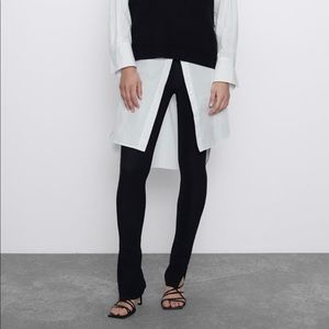 Zara NWT split Leggings